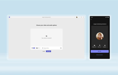 Um telefone e um tablet mostrando uma janela de chat, permitindo que os usuários se comuniquem com mensagens de texto